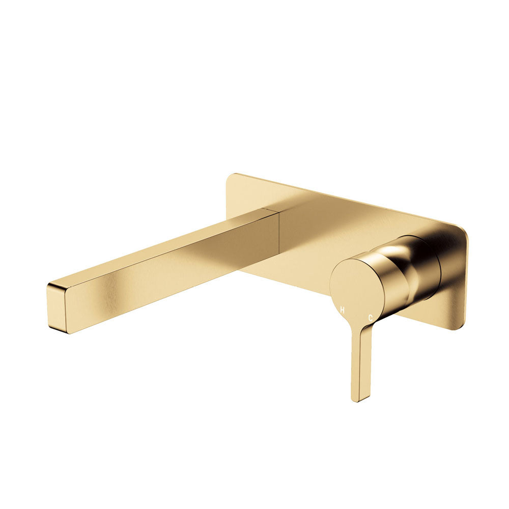 Fienza Sansa Basin Wall Mixer Set Urban Brass