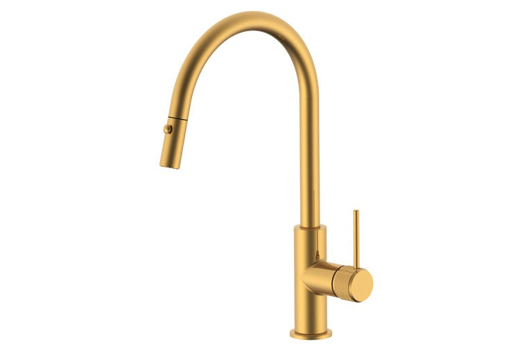 Adp Soul Groove Sink Pull Out Mixer, Brushed Brass