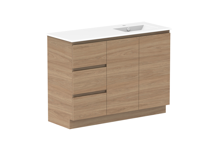 Adp Glacier Lite Full Depth Door & Drawer Trio Vanity