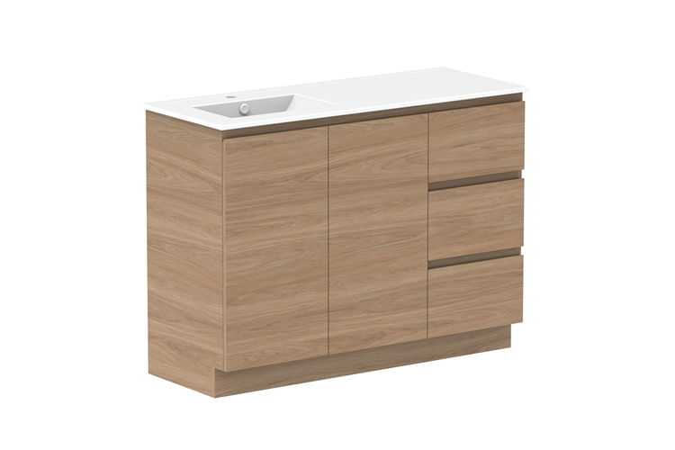 Adp Glacier Pro Full Depth Door & Drawer Trio Vanity