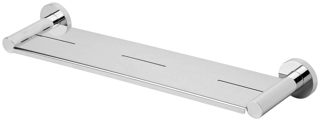 Phoenix Radii Metal Shelf Round Plate - Chrome