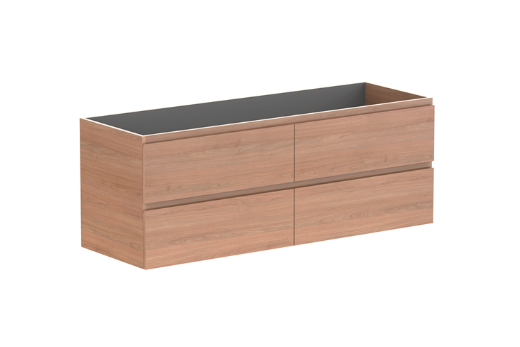 ADP Glacier Pro Full Depth All Drawer Twin Vanity