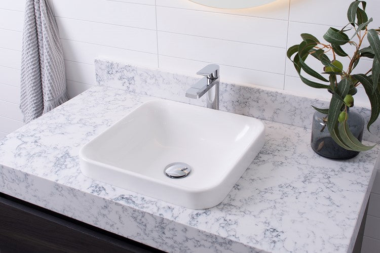 Adp Truth Semi-Inset Basin, Gloss White