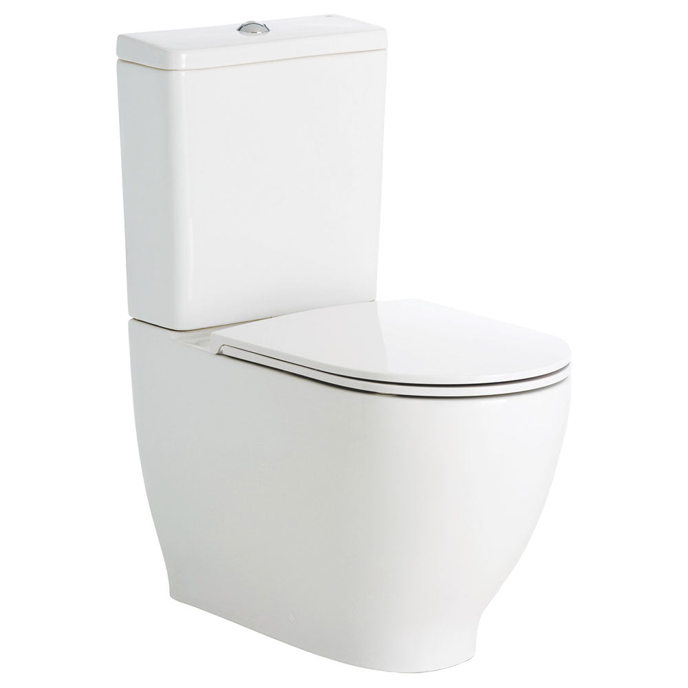 Fienza Rak Moon Back-to-Wall S-Trap Toilet Suite