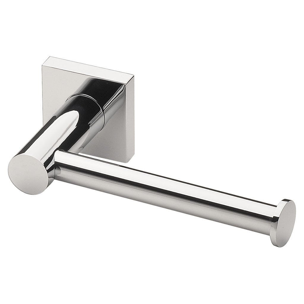 Phoenix Radii Toilet Roll Holder Square Plate - Chrome