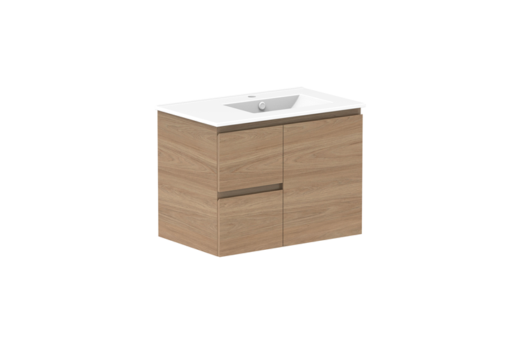 ADP Glacier Pro Full Depth Door & Drawer Twin Vanity