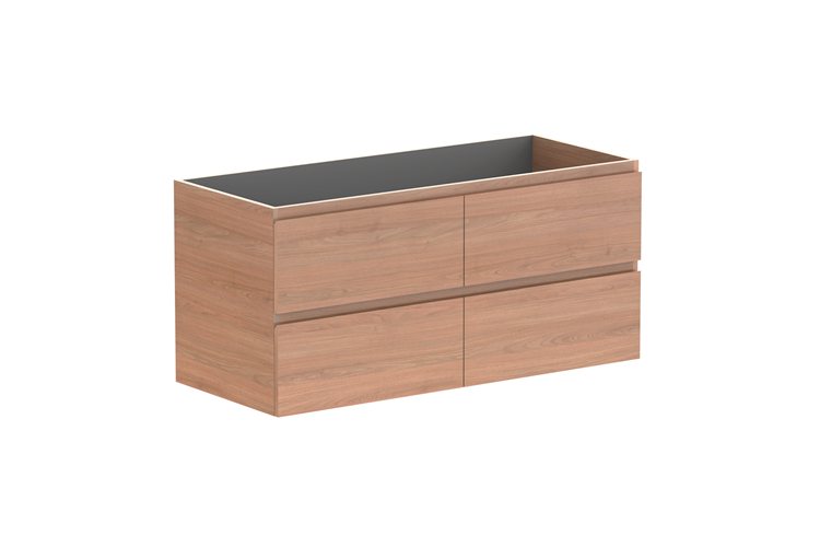 ADP Glacier Lite Full Depth All Drawer Twin Vanity