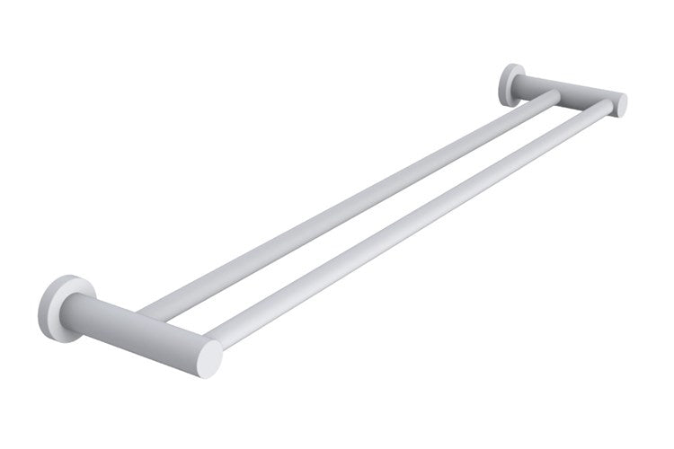 ADP Soul Double Towel Rail 600mm Matte White