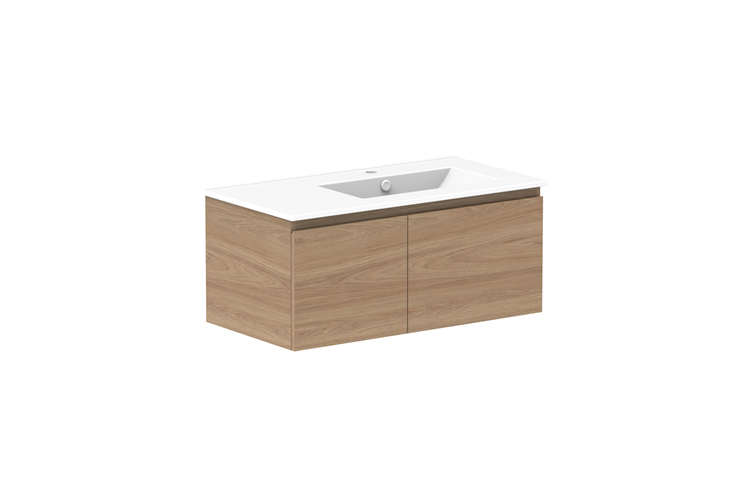 ADP Glacier Pro Full Depth Door & Drawer Slim Vanity