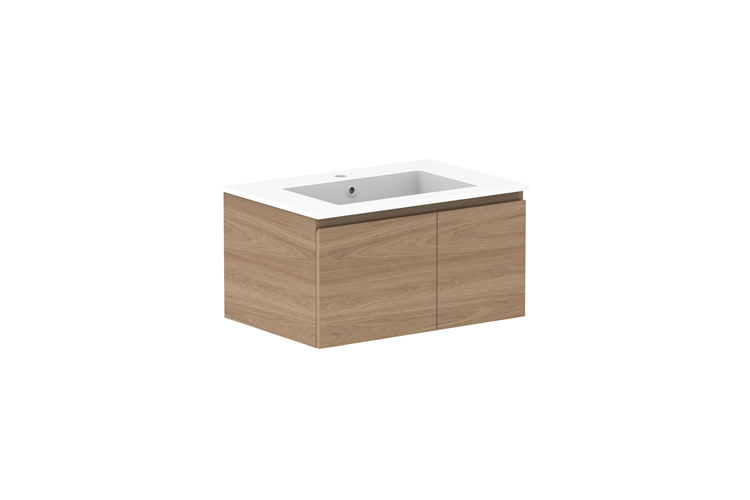 ADP Glacier Pro Full Depth Door & Drawer Slim Vanity