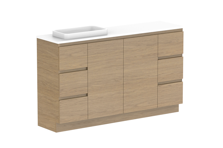 ADP Glacier Pro Ensuite Door & Drawer Trio Vanity