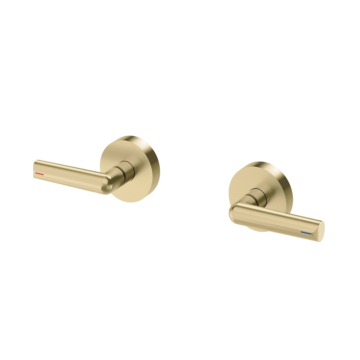 Phoenix Vivid Slimline Plus Lever Wall Top Assemblies, Brushed Gold (Lead Free)
