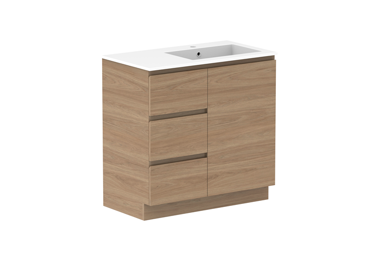 Adp Glacier Pro Full Depth Door & Drawer Trio Vanity