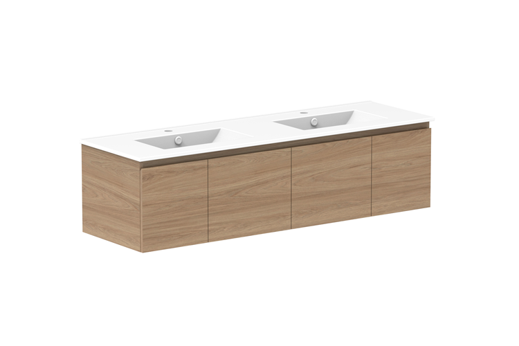 Adp Glacier Lite Full Depth Door & Drawer Slim Vanity