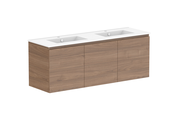 ADP Glacier Lite Full Depth All Door Twin Vanity