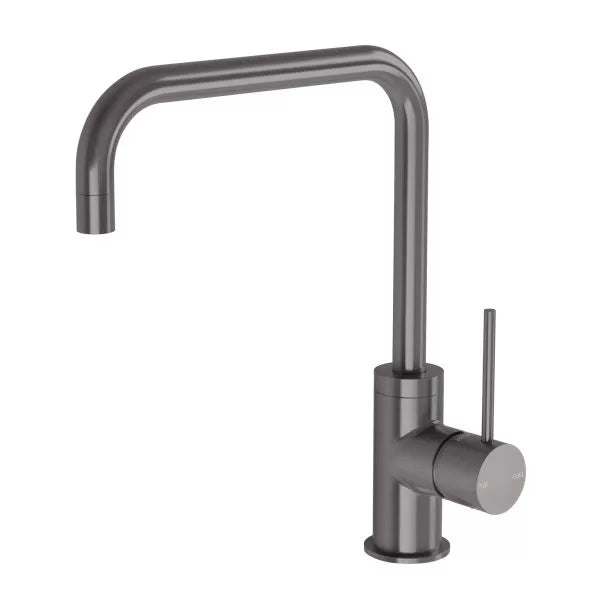 Phoenix Vivid Slimline Sink Mixer 220mm Squareline - Brushed Carbon LF