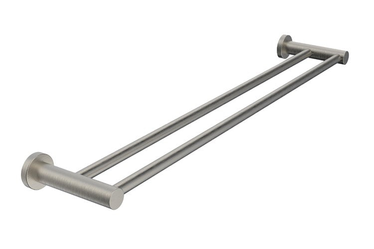 ADP Soul Double Towel Rail 600mm Brushed Nickel