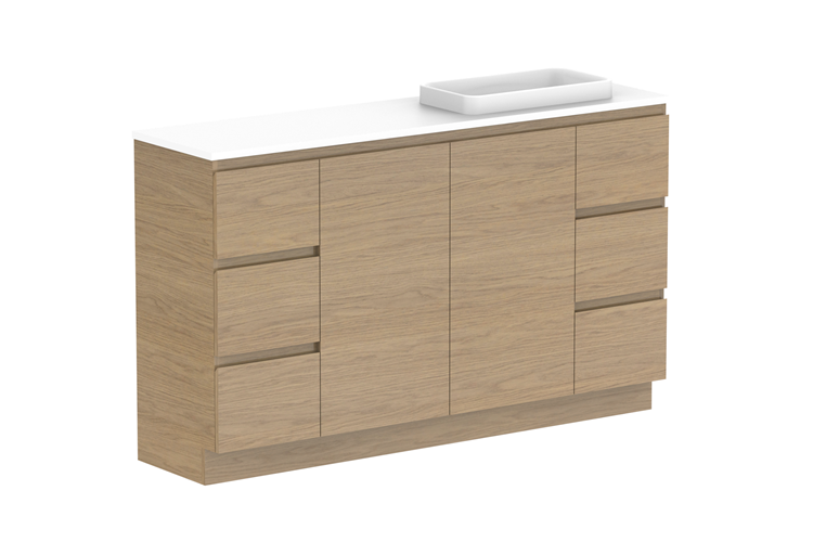 ADP Glacier Pro Ensuite Door & Drawer Trio Vanity