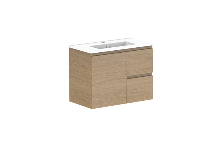 ADP Glacier Lite Ensuite Door & Drawer Twin Vanity