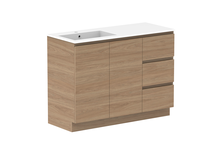 Adp Glacier Lite Full Depth Door & Drawer Trio Vanity