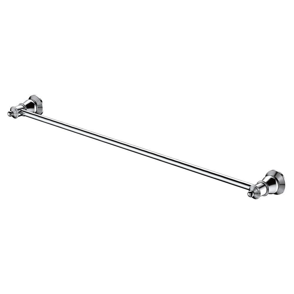 Fienza Lillian 800mm Adjustable Single Towel Rail, Chrome