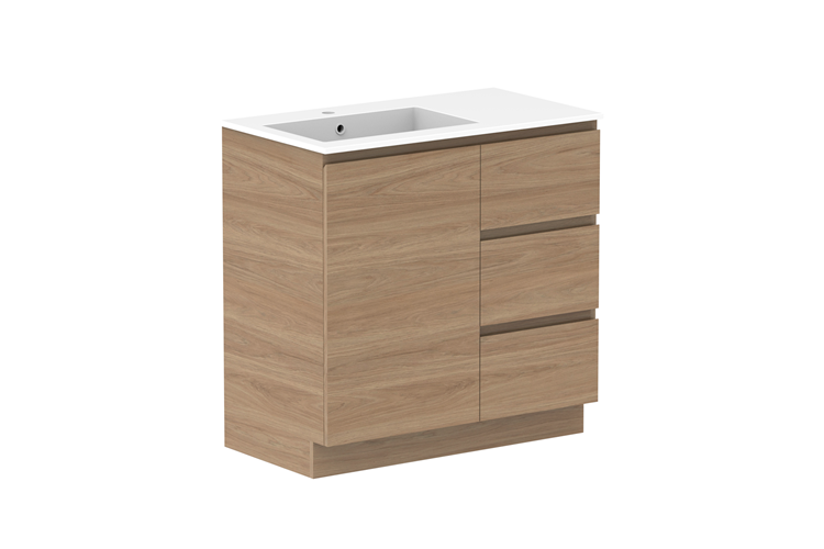 Adp Glacier Pro Full Depth Door & Drawer Trio Vanity