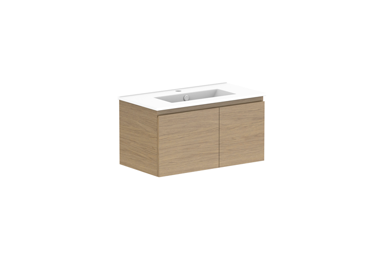 ADP Glacier Lite Ensuite Door & Drawer Slim Vanity