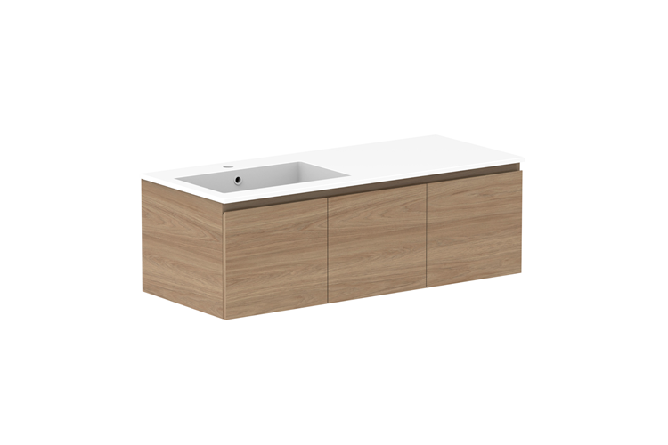 Adp Glacier Lite Full Depth Door & Drawer Slim Vanity