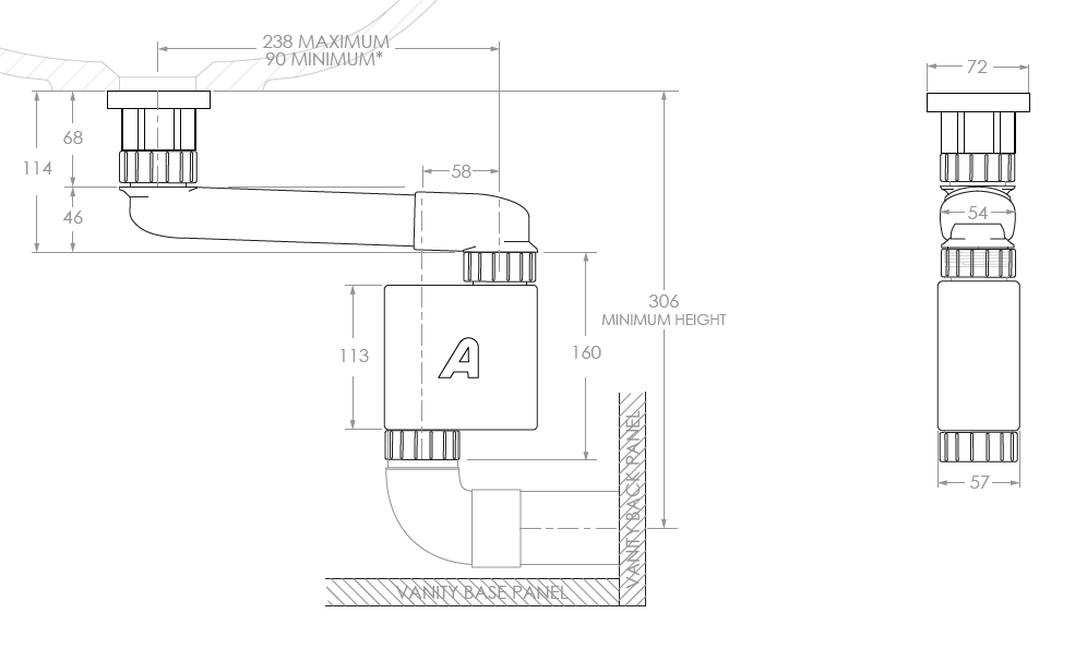 ADP Space Saver Plumbing Kit