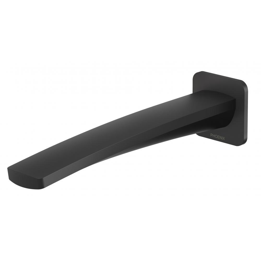 Phoenix Mekko Wall Basin Outlet 200mm - Matte Black