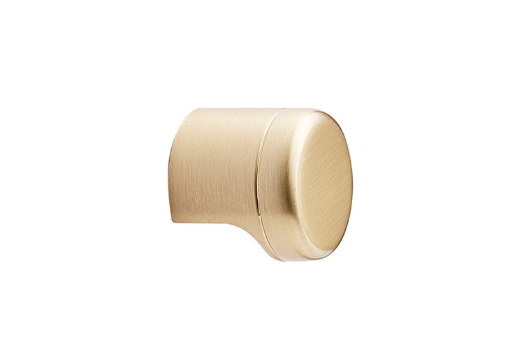 Adp Point Knob, Brushed Brass