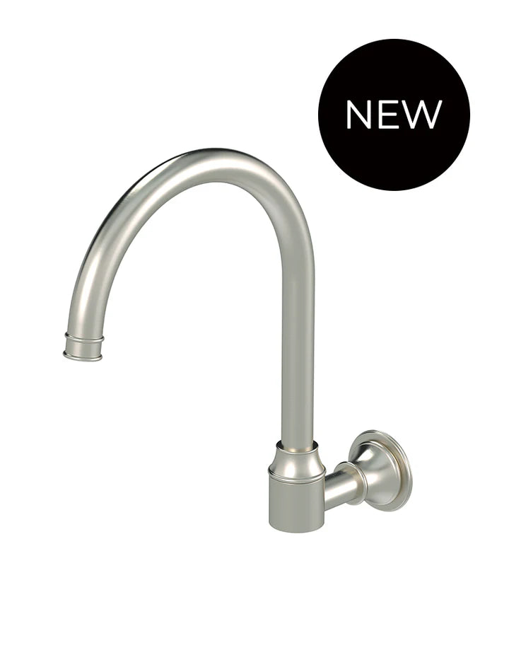 Meir Harrington Wall Mount Swivel Spout Brushed Nickel