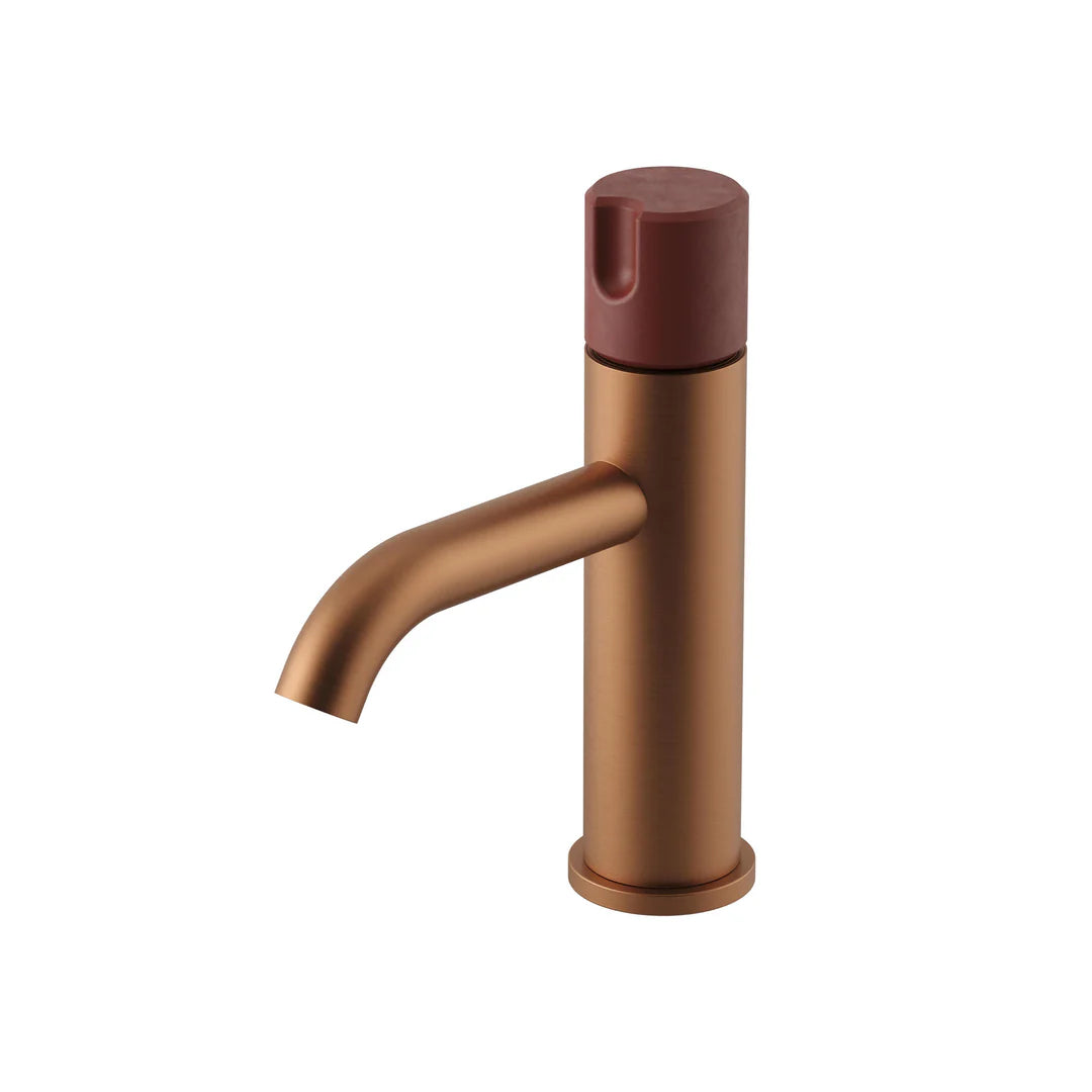 Meir X Nood Co. Alchemy Progressive Basin Mixer Lustre Bronze / Clay