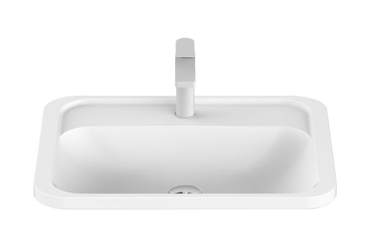 Adp Strength Inset Basin, Matte White (VB)