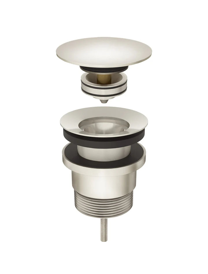 Meir Universal All-in-one Pop up Waste Bath & Basin, Brushed Nickel