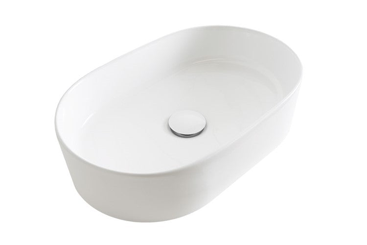 Adp Patty Above Counter Basin, Gloss White