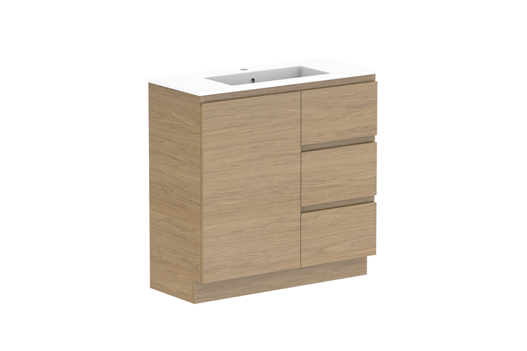 ADP Glacier Lite Ensuite Door & Drawer Trio Vanity