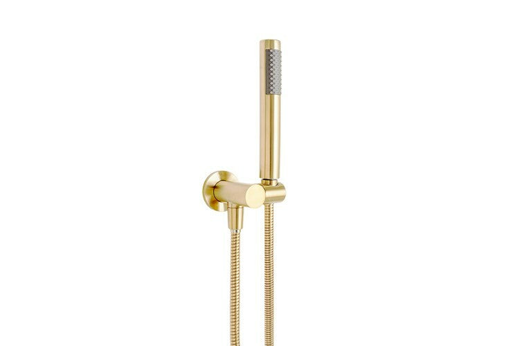 Adp Bloom Hand Shower on Bracket, Brushed Brass