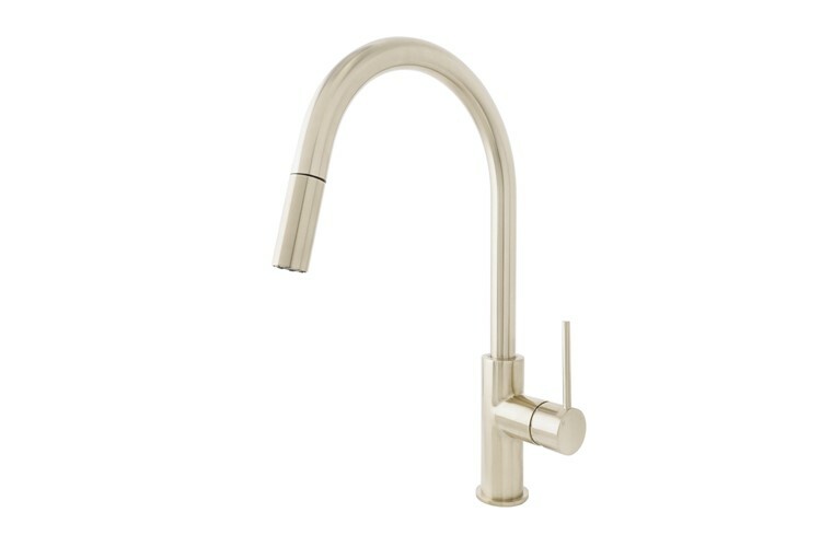 Adp Bloom Pull Out Kitchen Mixer, Brushed Nickel