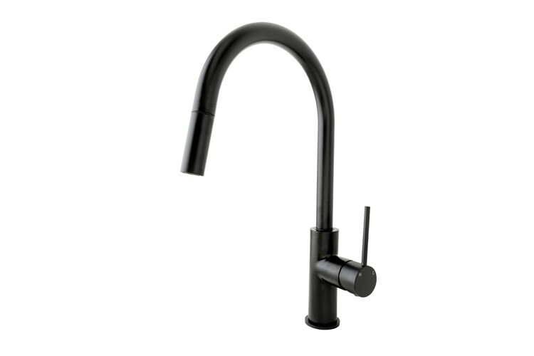 Adp Bloom Pull Out Kitchen Mixer, Matte Black