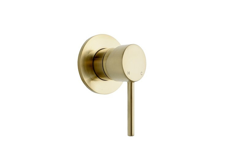 Adp Bloom Shower Mixer, Brushed Brass