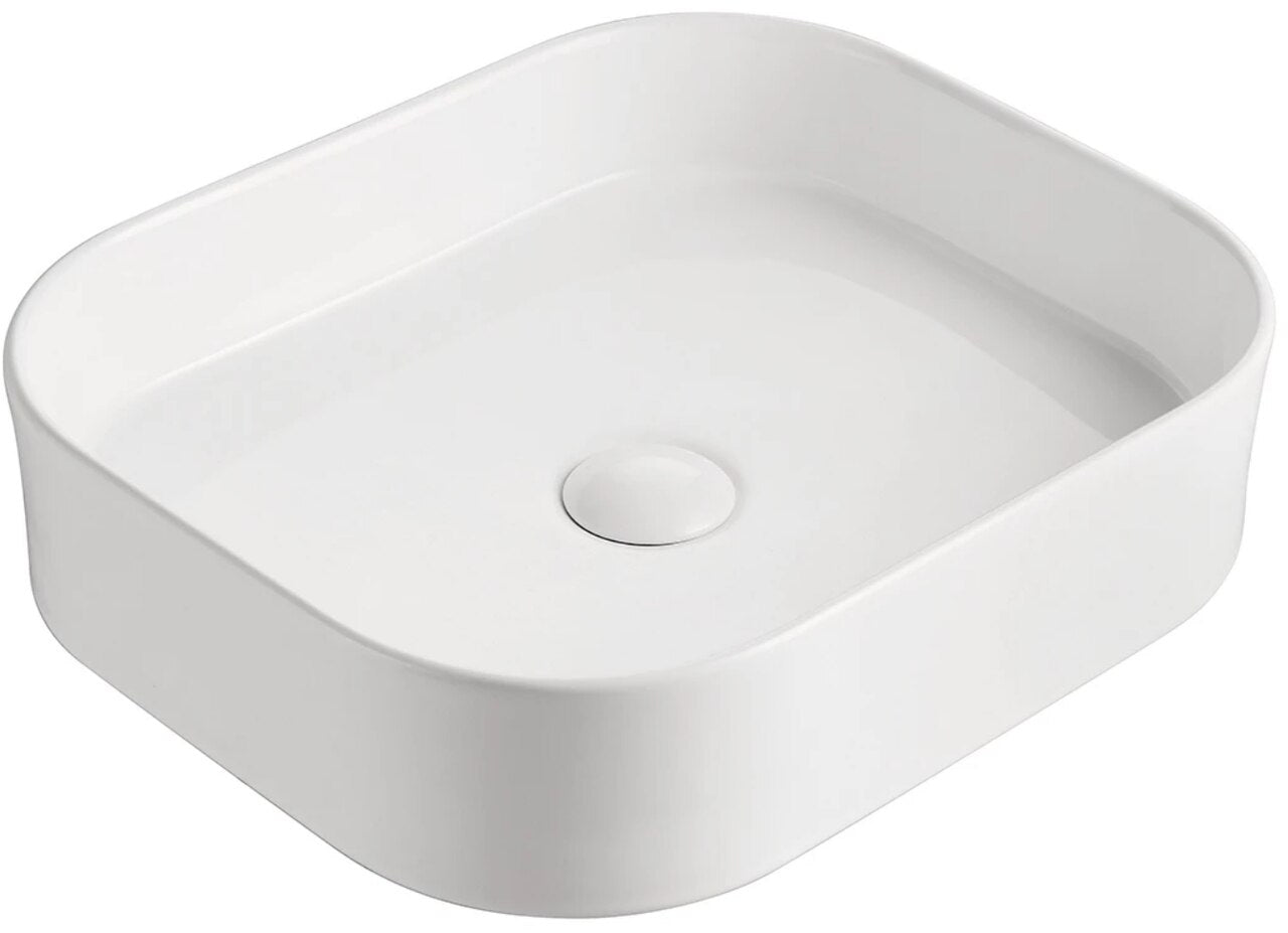 Adp Louie Above Counter Basin, Gloss White