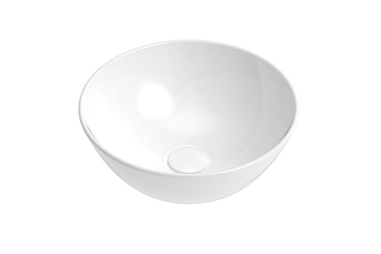 Adp Pluto Above Counter Basin, Matte White – Mimicoco