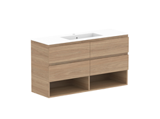 ADP Glacier Lite Ensuite Shelf Twin Vanity