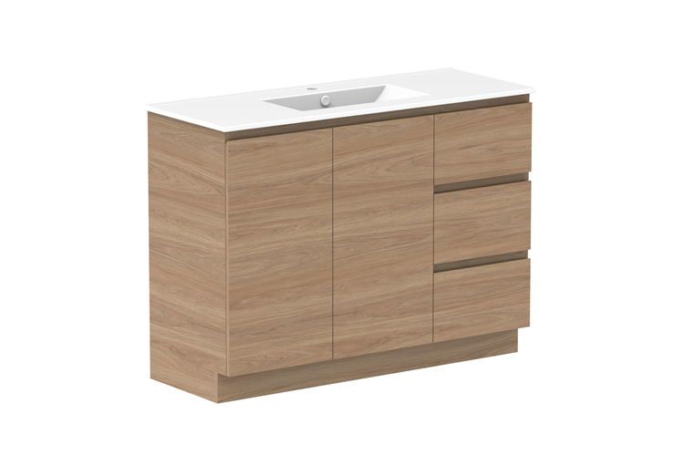 Adp Glacier Lite Full Depth Door & Drawer Trio Vanity