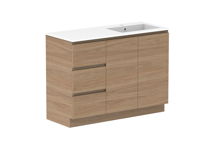 Adp Glacier Lite Full Depth Door & Drawer Trio Vanity