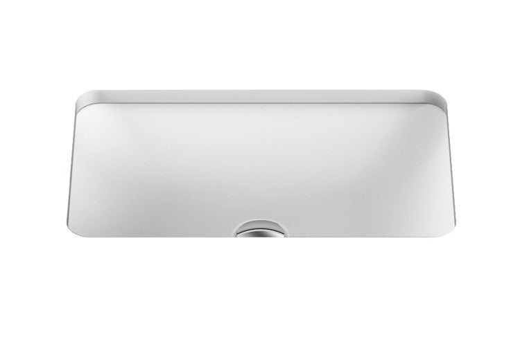 Adp Glory UnderCounter/Inset Basin, Gloss White