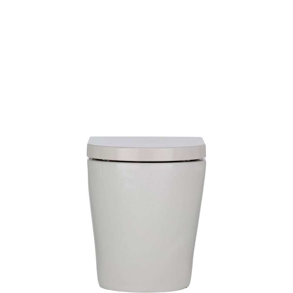 Fienza Koko Tornado Wall-Faced, S-Trap Pan & Seat Only, Toilet Suite Gloss White