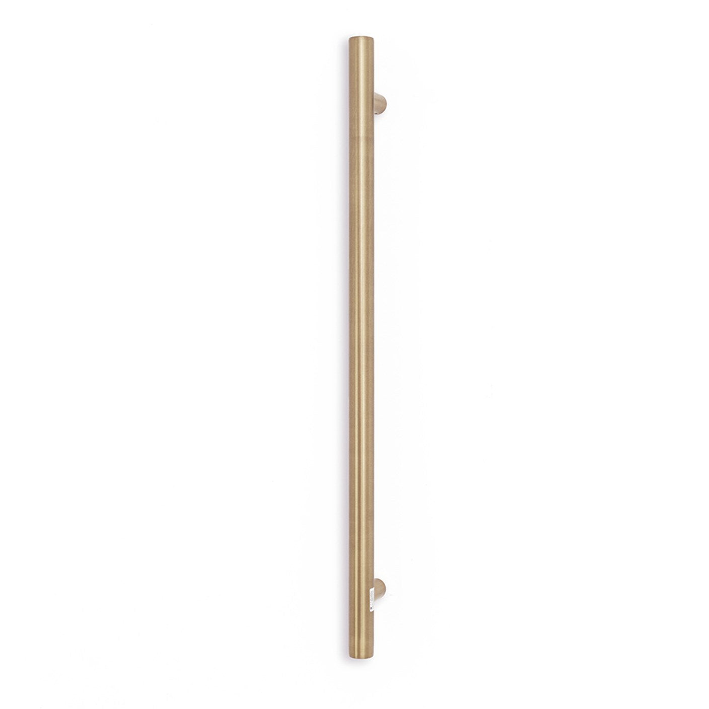 Radiant Heating Vertical Single Heated Towel Bar 40mm X 950mm, Champagne