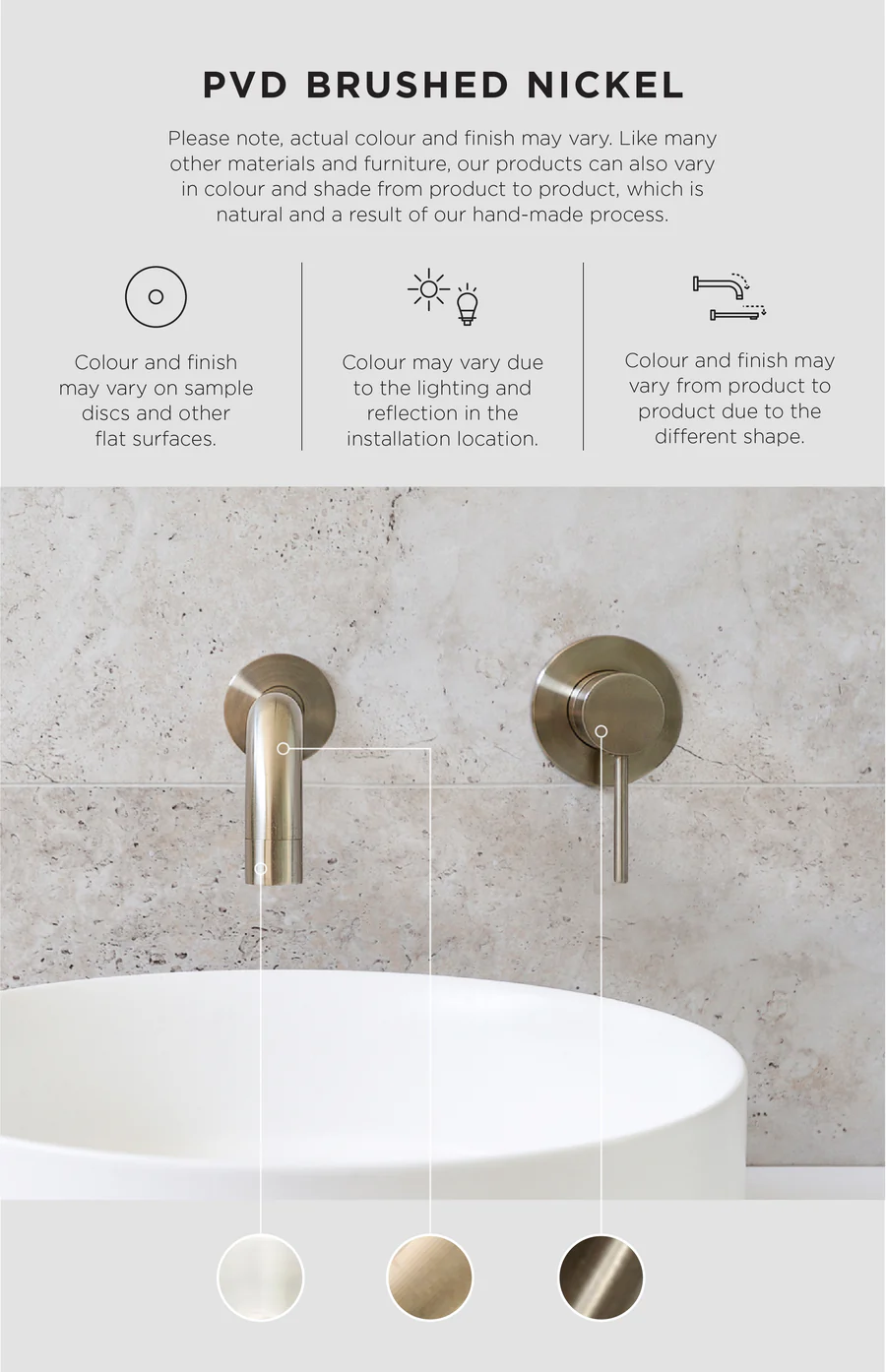 Meir Round Diverter Mixer, Paddle Handle Trim Kit (In-Wall Body Not Included), Brushed Nickel